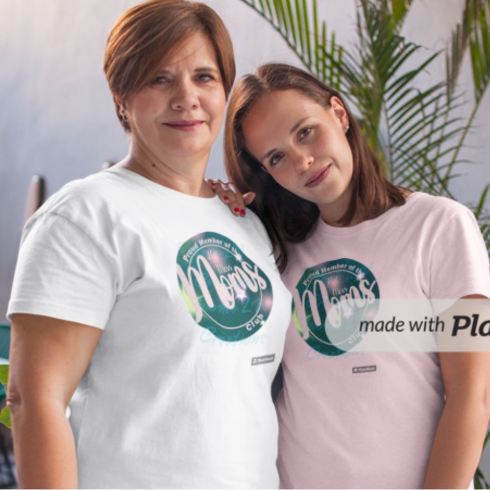 Mom T-shirt Hot Mess Moms Club Custom T-shirt